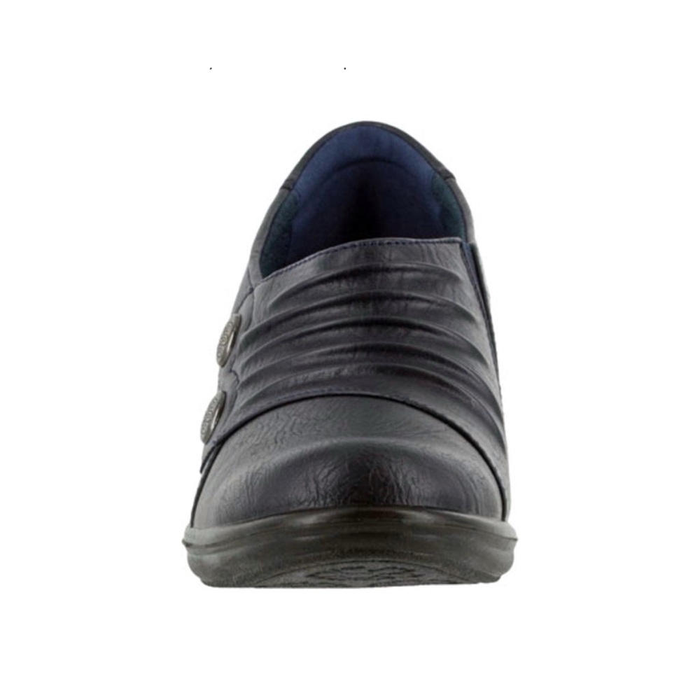 Easy Street Edison Ankle Bootie Low Chunky Heel Black Size 6.5 NEW in box - Picture 4 of 14